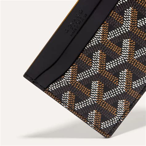 goyard black and brown cardholder|Goyard Card Holder for sale .